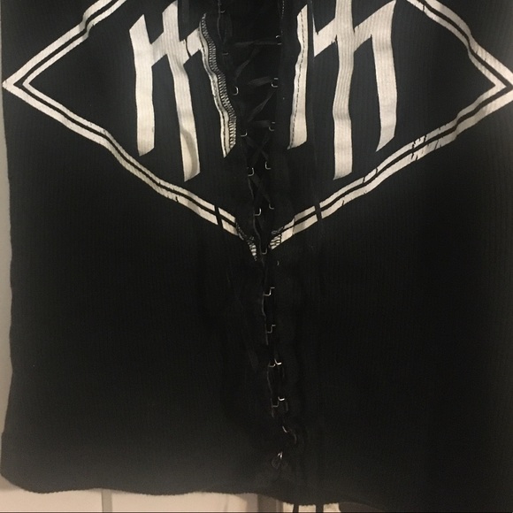 Corset Marilyn Manson Tank Hot Topic 90s - Picture 8 of 10